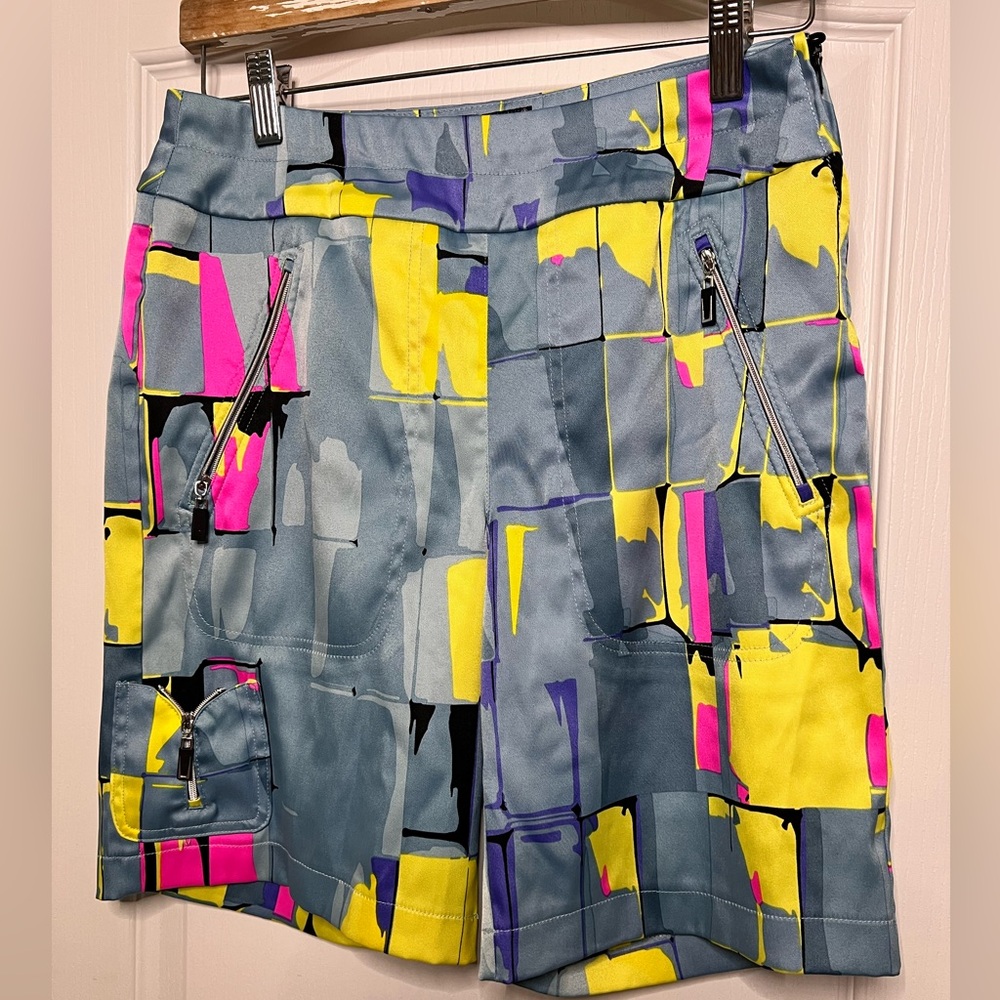 Jamie Sadock multi-color golf shorts size 6